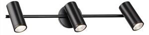 RED R12505 BOGARD III nástěnná matná černá 230V LED 3x5W 40° 3000K - RED - DESIGN RENDL