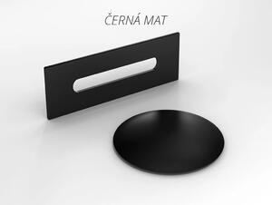 Besco Akrylátová obdélníková vana Vica Slim Plus 170x80, s přepadem Rozměry (cm): 170x80, Typ a barva výpustě: Alcaplast Click-Clack se šterbinovým přepadem, černá mat