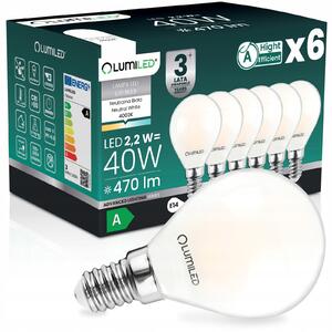 LED žárovka E14 Lumiled 2,2W 470 lm 4000K kulatá
