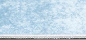 Makro Abra Dětský kusový koberec vhodný k praní BAMBINO 24521 Násobilka pro školáky protiskluzový modrý Rozměr: 80x150 cm
