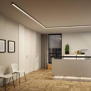 Paulmann LED osvětlení lišta Linion, chrom, 50 cm, 3 000 K, stmívatelný, Hliník / šedá / zinek, Obývací pokoj / jídelna, Hliník, Moderní