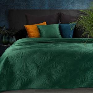 Luxusní přehoz na postel RIOS zelená 220x240 cm Mybesthome