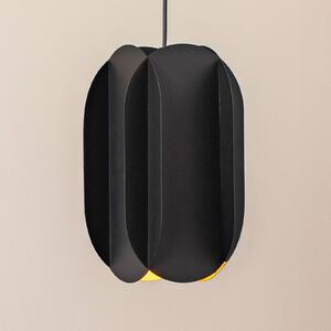 Opviq Závěsné světlo Corner, černé, výška 35 cm, kov, E27, stmívatelný, Černá, Obývací pokoj / jídelna, kov, Moderní