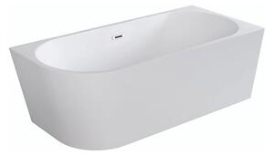 Besco Akrylátová volně stojící rohová vana Zoya 150x75 (170x80) bílá Rozměry (cm): 170x80, Typ a barva výpustě: Click-Clack s přepadem, chrom, Orientace: Pravá