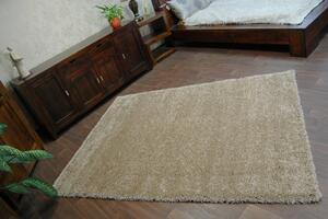 Balta Kusový koberec Shaggy NARIN P901 Béžový zlatý Rozměr: 160x220 cm