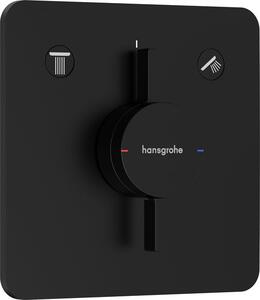 Hansgrohe DuoTurn Q Podomítková baterie dvoucestná, matná černá 75414670