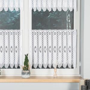 Dekorační metrážová vitrážová záclona IRENA bílá výška 60 cm MyBestHome