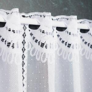 Dekorační metrážová vitrážová záclona SYLVA bílá výška 60 cm MyBestHome