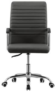 Otočná kancelářská židle černá antracitová textil