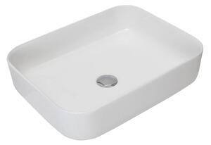 BPS-koupelny Deskové keramické umyvadlo Modo 50 (50x39 cm)
