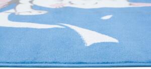Makro Abra Dětský kusový koberec JOLLY DY95B Kočička modrý Rozměr: 140x200 cm