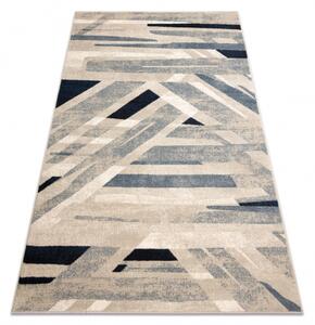 Makro Abra Vlněný kusový koberec NAIN 7706/51955 Geometrický moderní béžový modrý Rozměr: 120x170 cm