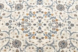 Makro Abra Vlněný kusový koberec NAIN 7179/51913 Klasický béžový modrý Rozměr: 120x170 cm