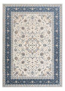 Makro Abra Vlněný kusový koberec NAIN 7179/51913 Klasický béžový modrý Rozměr: 200x300 cm