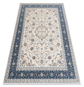 Makro Abra Vlněný kusový koberec NAIN 7179/51913 Klasický béžový modrý Rozměr: 240x340 cm