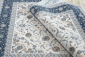 Makro Abra Vlněný kusový koberec NAIN 7179/51913 Klasický béžový modrý Rozměr: 120x170 cm