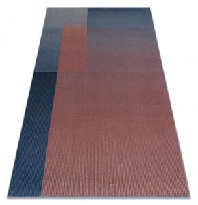Makro Abra Vlněný kusový koberec NAIN 7710/51944 Geometrický moderní červený modrý Rozměr: 120x170 cm