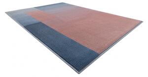 Makro Abra Vlněný kusový koberec NAIN 7710/51944 Geometrický moderní červený modrý Rozměr: 80x150 cm
