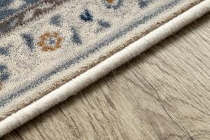 Makro Abra Vlněný kusový koberec NAIN 7179/51943 Klasický béžový modrý Rozměr: 80x150 cm