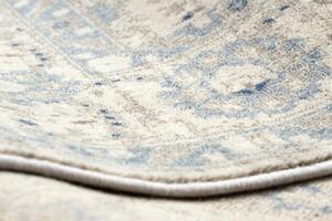 Makro Abra Vlněný kusový koberec NAIN 7586/51935 Klasický béžový modrý Rozměr: 80x150 cm