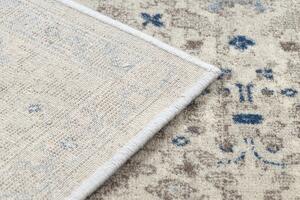 Makro Abra Vlněný kusový koberec NAIN 7586/51935 Klasický béžový modrý Rozměr: 80x150 cm