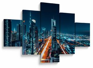 Obraz - Dubajská noc (125x70 cm)