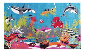 Makro Abra Dětský kusový koberec Mondo 104 Moře žralok delfín chobotnice modrý Rozměr: 120x170 cm
