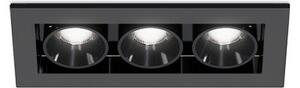 LED2 2560153 LED2 Zápustné svítidlo RIVA MINI 3, B 6W 3000K/3500K/4000K UGR černá - LED2 Lighting