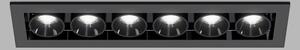 LED2 2560253D LED2 Zápustné svítidlo RIVA MINI 6, B DALI/PUSH 10W 3000K/3500K/4000K UGR černá - LED2 Lighting