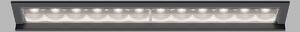 LED2 2560553 LED2 Zápustné svítidlo RIVA MINI WW 12, B 20W 3000K/3500K/4000K UGR černá - LED2 Lighting