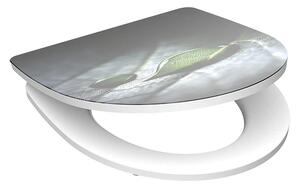 Eisl Sanitär WC prkénko Duroplast Soft Close Raindrop High Gloss 82583
