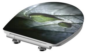 Eisl Sanitär WC prkénko Duroplast Soft Close Raindrop High Gloss 82583