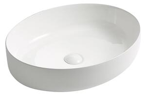 BPS-koupelny Deskové keramické umyvadlo Vir 55 (55x41 cm)