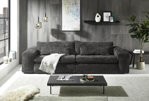 POHOVKA BIG SOFA, textil, černá Livetastic - Pohovky, Online Only