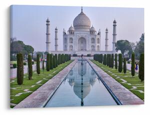 Obraz - Taj Mahal za východu slunce (70x50 cm)