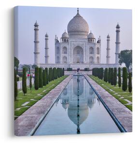 Obraz - Taj Mahal za východu slunce (30x30 cm)