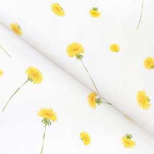 Goldea bavlněné plátno - pampelišky 160 cm