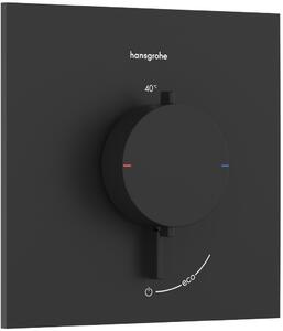 Hansgrohe Ecostat Comfort E sprchová baterie pod omítku s termostatem černá 33710670
