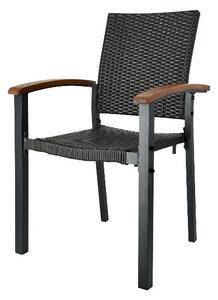 Livarno® Stohovatelná židle Valencia, hnědá (100400842)