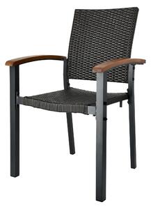 Livarno® Stohovatelná židle Valencia, hnědá (100400842)