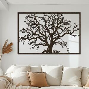 Dřevěný strom ODPOČINKU | Rozměry (cm): 60x40 | Zvolte barvu dekoru: Wenge