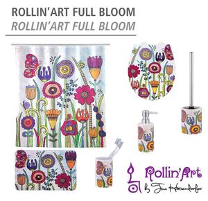 Keramická WC štětka Rollin'Art Full Bloom – Wenko