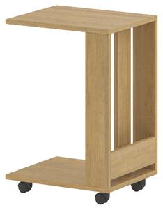 ODKLÁDACÍ STOLEK, barvy dubu, kompozitní dřevo, 37/45/60 cm Livetastic, Online Only