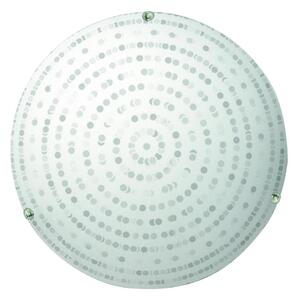 Bílé stropní svítidlo se skleněným stínidlem ø 30 cm Circle – Candellux Lighting