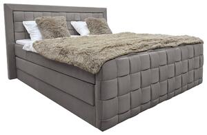 POSTEL BOXSPRING, 180/200 cm, textil, barvy grafitu Livetastic, Online Only