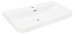 Nábytkové umyvadlo SAT Fusion 81x46 cm otvor pro baterii uprostřed SATFUS8046