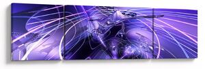 Obraz technické abstrakce (170x50 cm)