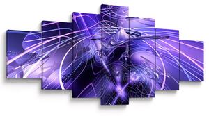 Obraz technické abstrakce (210x100 cm)