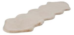 UMĚLÁ KOŽEŠINA, 60/180 cm, krémová - Online Only koberce & rohožky, Online Only