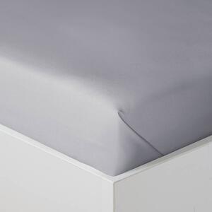 Prostěradlo Veba plachta GEON bavlněný satén světlá šedá Velikost: 135x250 cm